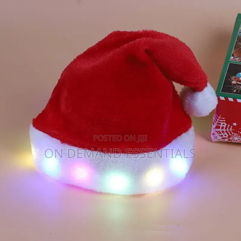 Santa Hat With Led Light