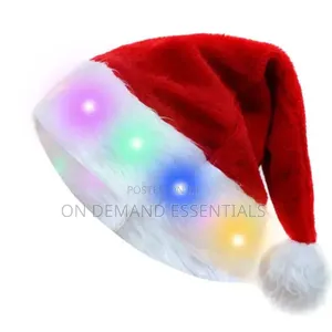 Santa Hat With Led Light