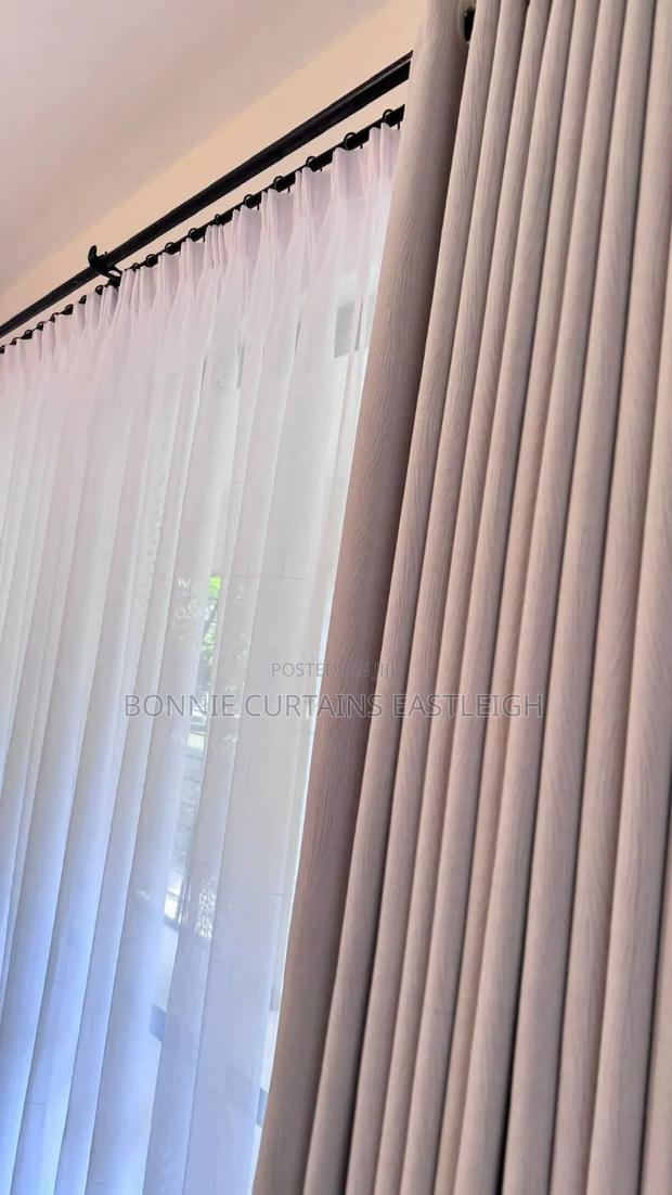 Purple and Blige Curtains and Sheers for Rings