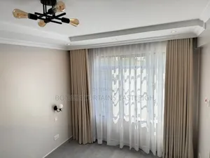 Cream Dark Elegant Curtains and Sheers for Airbnb