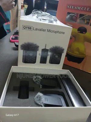QY66 Dual Wireless Lavalier Microphone System,