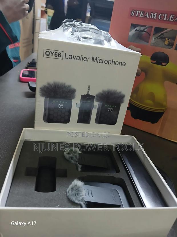 QY66 Dual Wireless Lavalier Microphone System, - main view