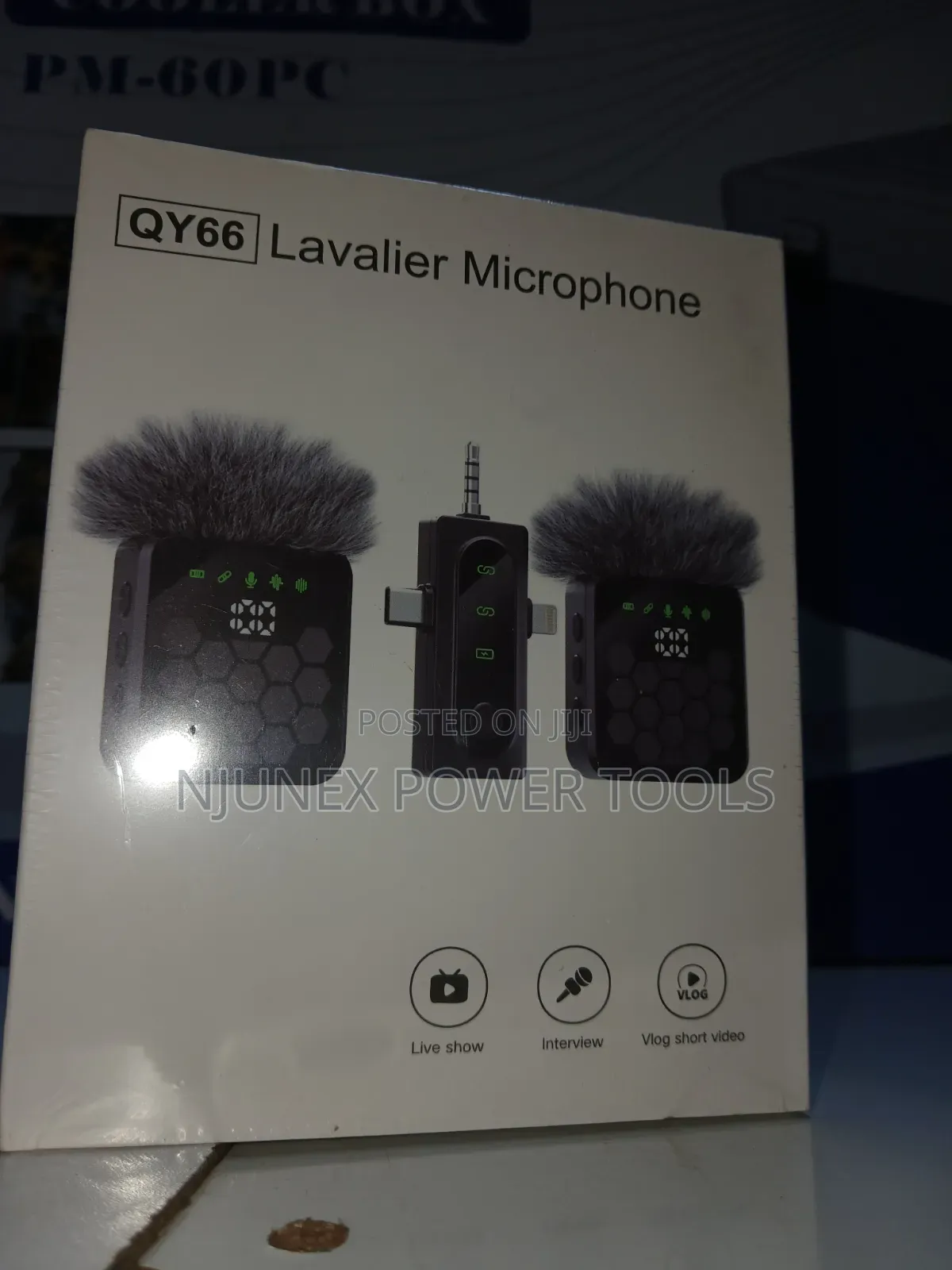 QY66 Dual Wireless Lavalier Microphone System,