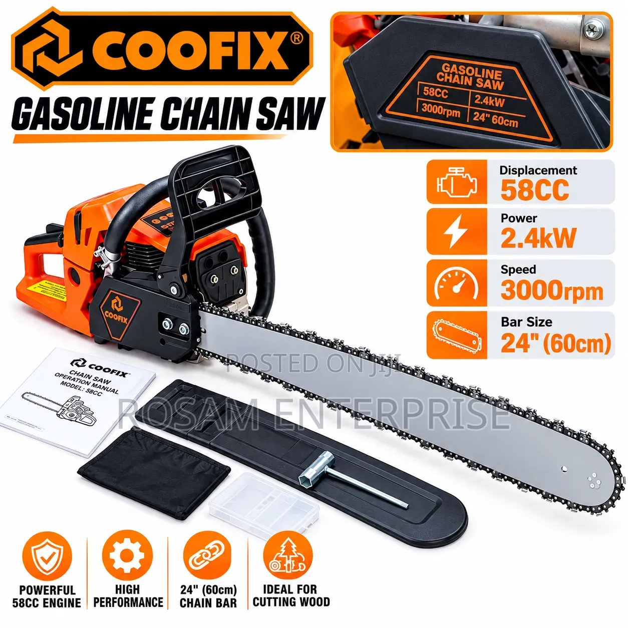 Coofix Gasoline Chainsaw