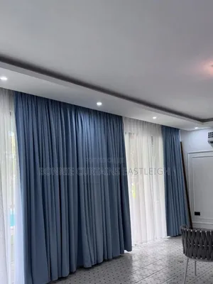 Light Blue High Quality Curtains and Sheers for Apartments