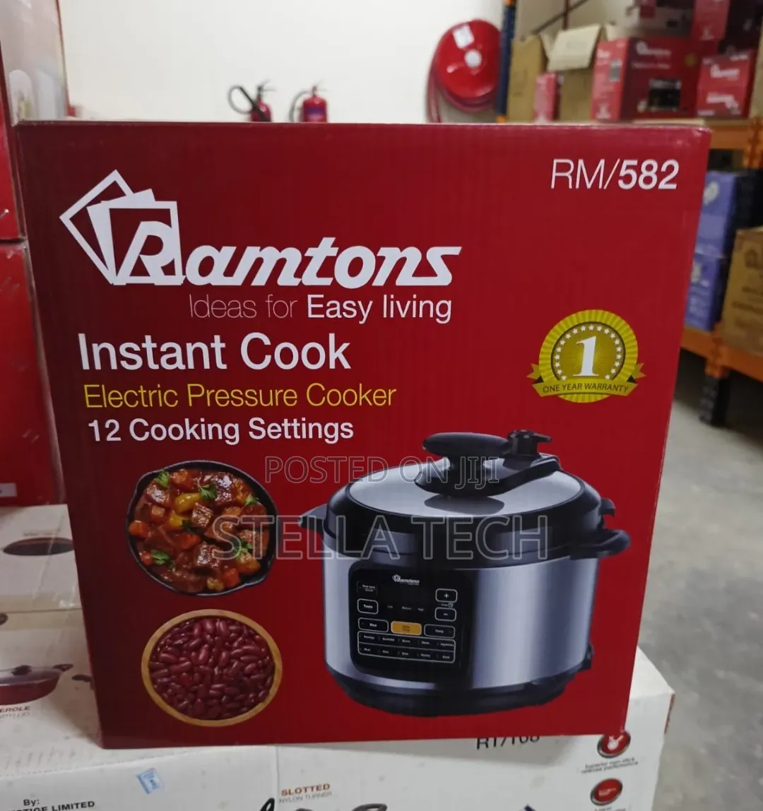 6 Litres Ramtons  Electric Pressure Cooker