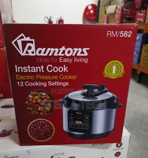 6 Litres Ramtons  Electric Pressure Cooker
