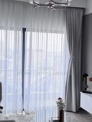 Off White High Quality Curtains for Offices