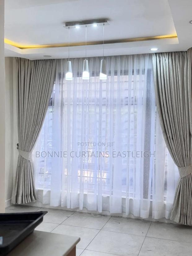 Off White High Quality Curtains for Offices - thumbnail 2
