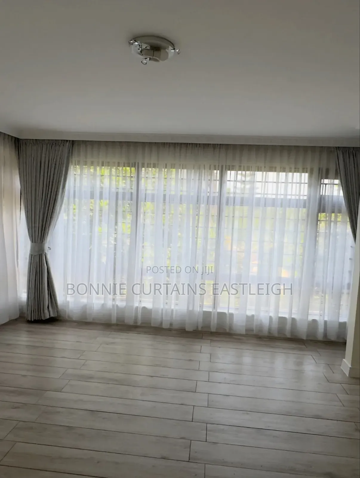 Off White High Quality Curtains for Offices