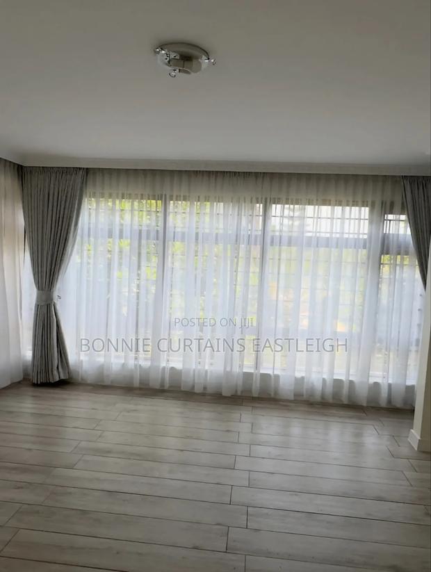 Off White High Quality Curtains for Offices - thumbnail 3
