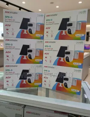Hikvision Dual-Lens 4G Solar PTZ Camera