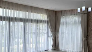 Brown Nice Looking and Elegant Curtains for Modern Living Rooms