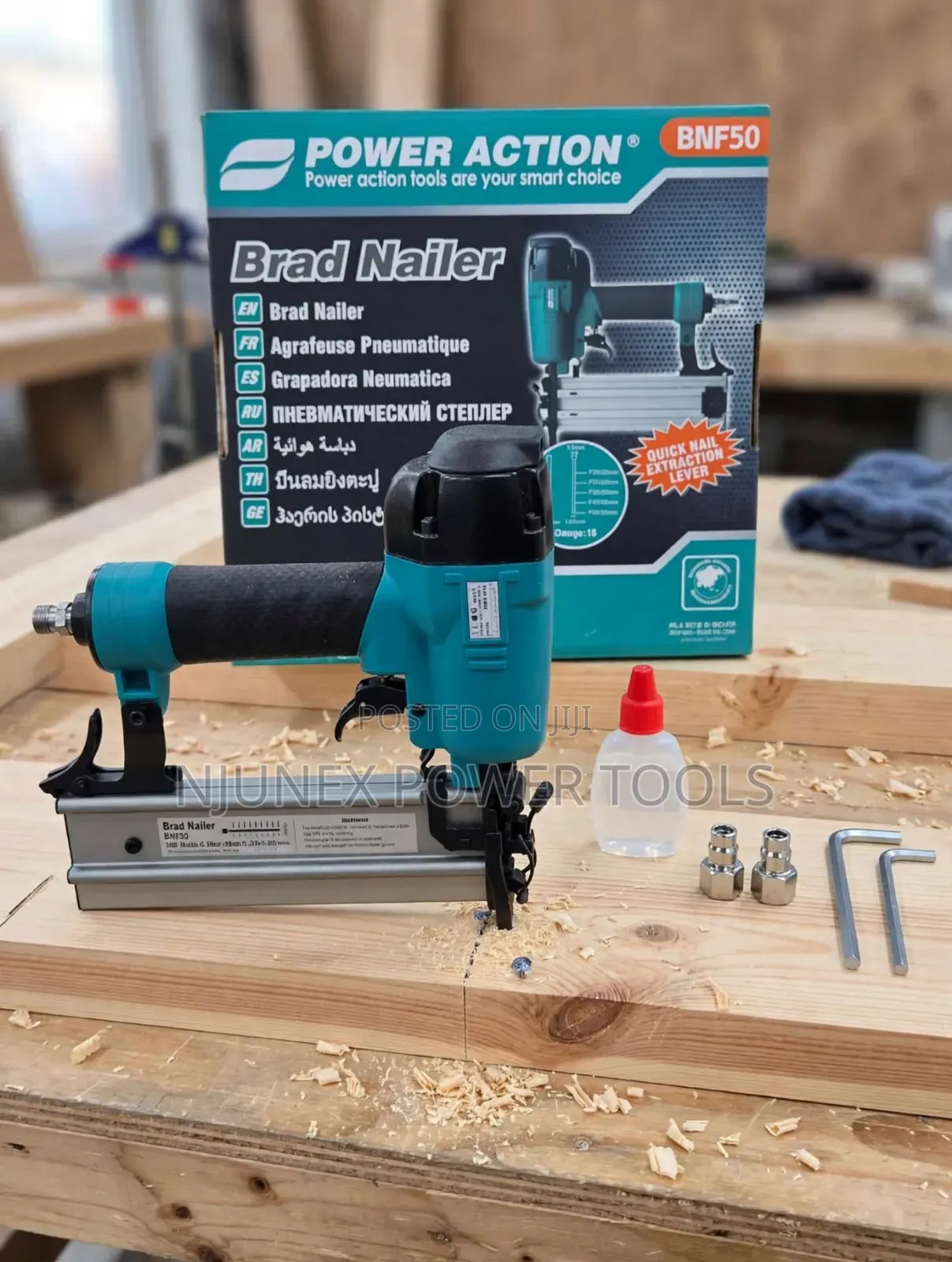 Power Action BNF50 Pneumatic Brad Nailer
