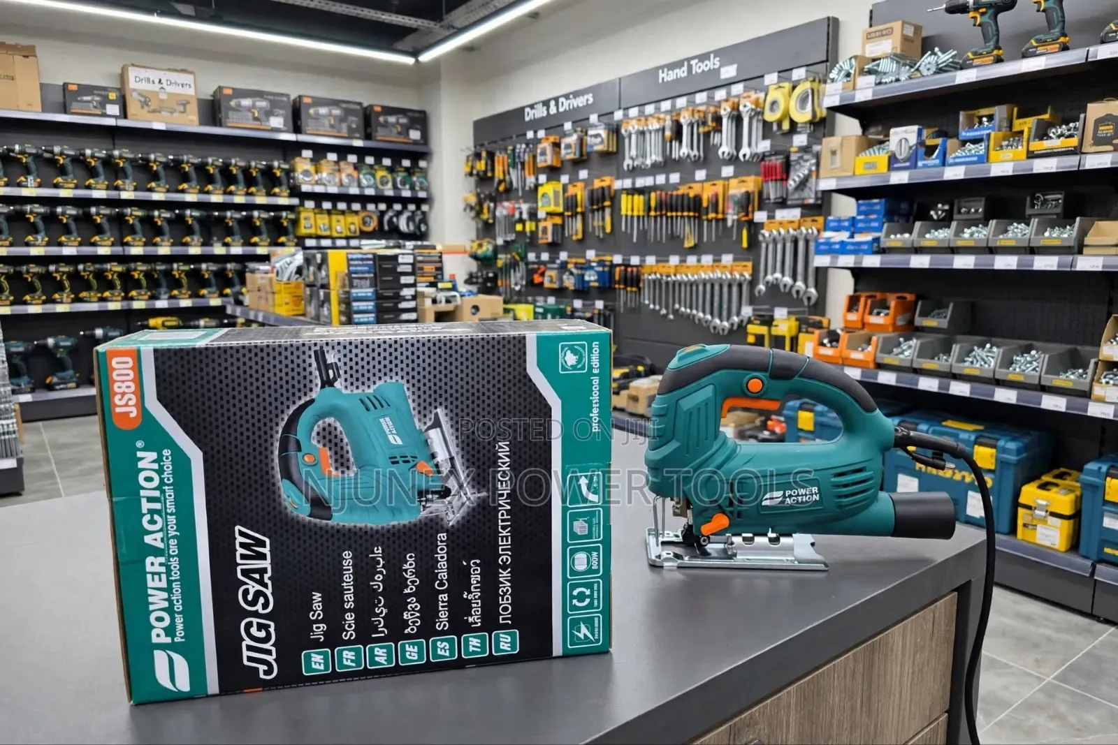 Power Action JS800 800W Electric Jigsaw