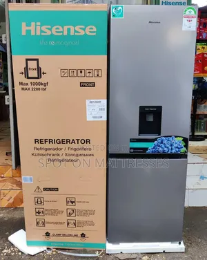 Hisense Double-Door No Frost Fridge With Bottom Freezer. 230 Liters.