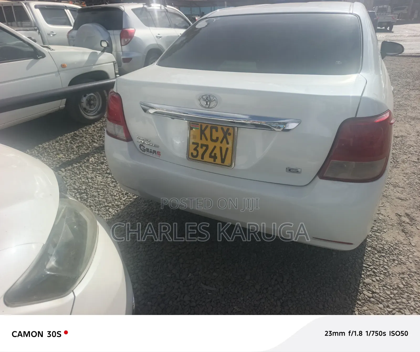 Toyota Axio 2013 White