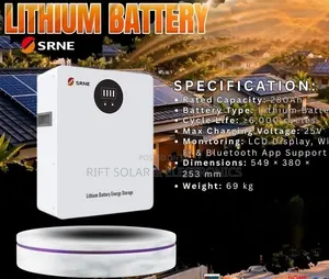 SRNE 2.56kwh - 24v Lithium Ion Battery 6000 Cycle