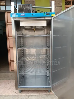 Stainless Upright Commercial Freezer. Made in Sweden
