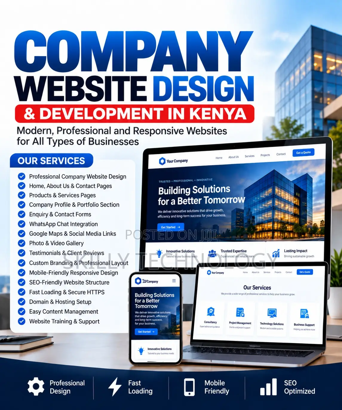 Company Website Design & Development in Kenya