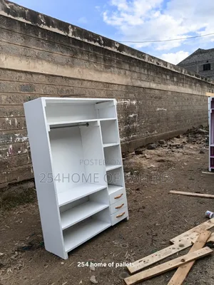 4 Feet by 6 Feet Height All White Cloth Rack