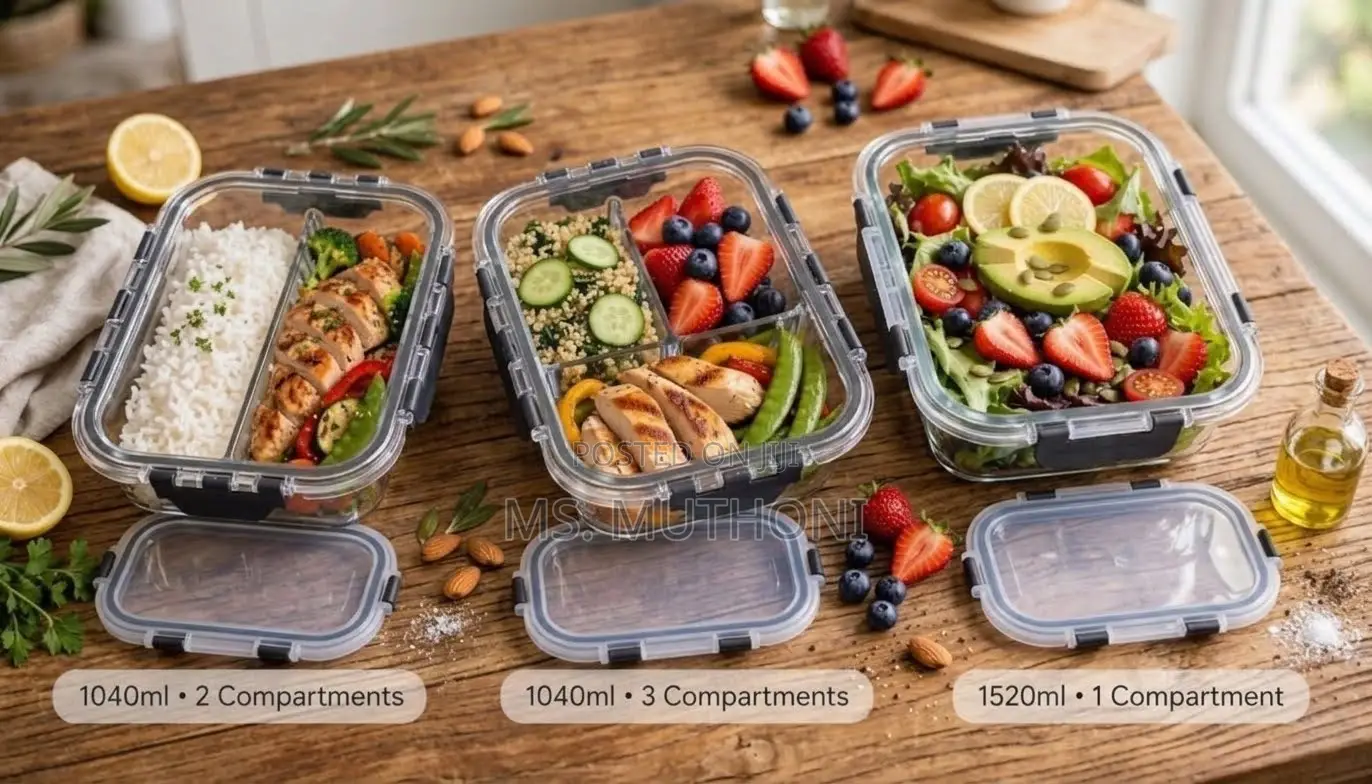 Premium Borosilicate Glass Lunchbox Collection (1040/ 1520 Ml)