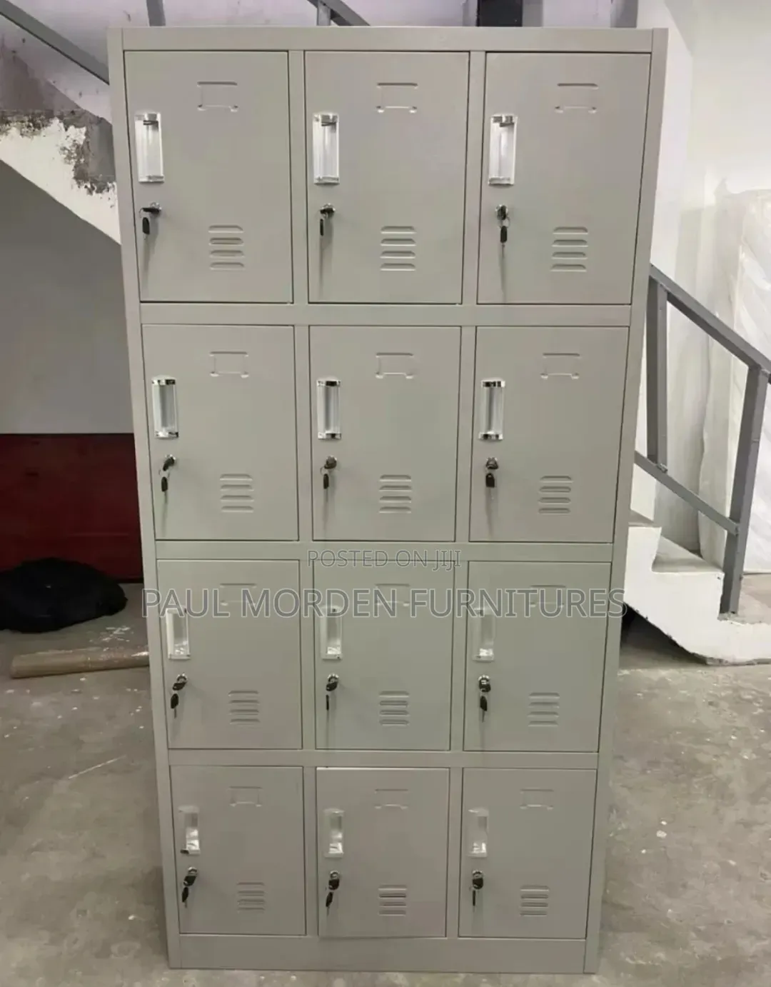 Office Filling Cabinet With Twelve Lockable Drawers