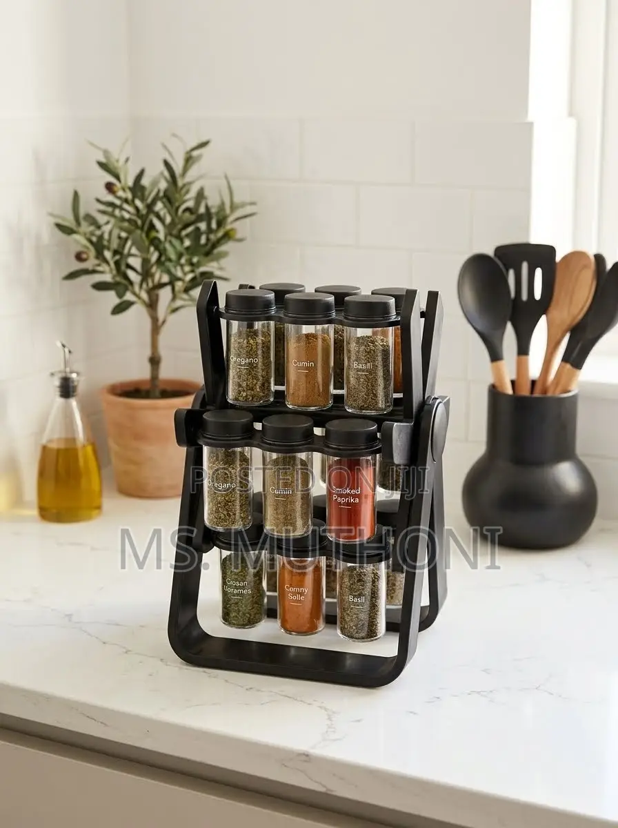 18-Jar Revolving Spice Organizer