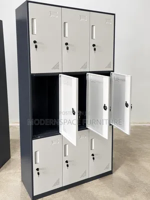 9 Door Metal Lockers/ Staff Storage Cabinet