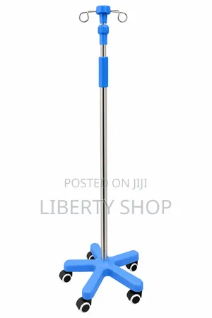 Medical Drip Stand – Adjustable IV Infusion Stand With Stable Base
