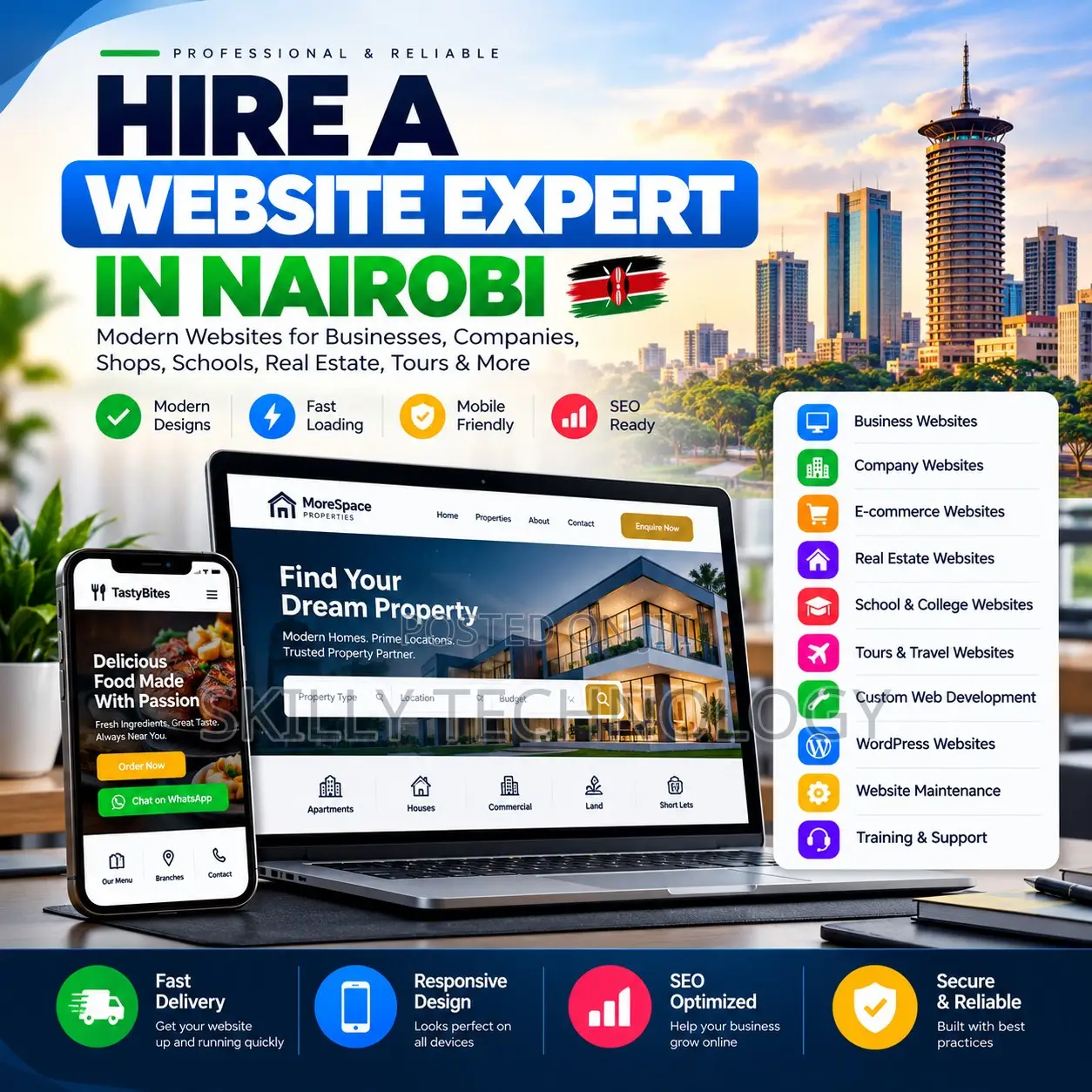 Hire a Professional Web Designer & Developer in Nairobi