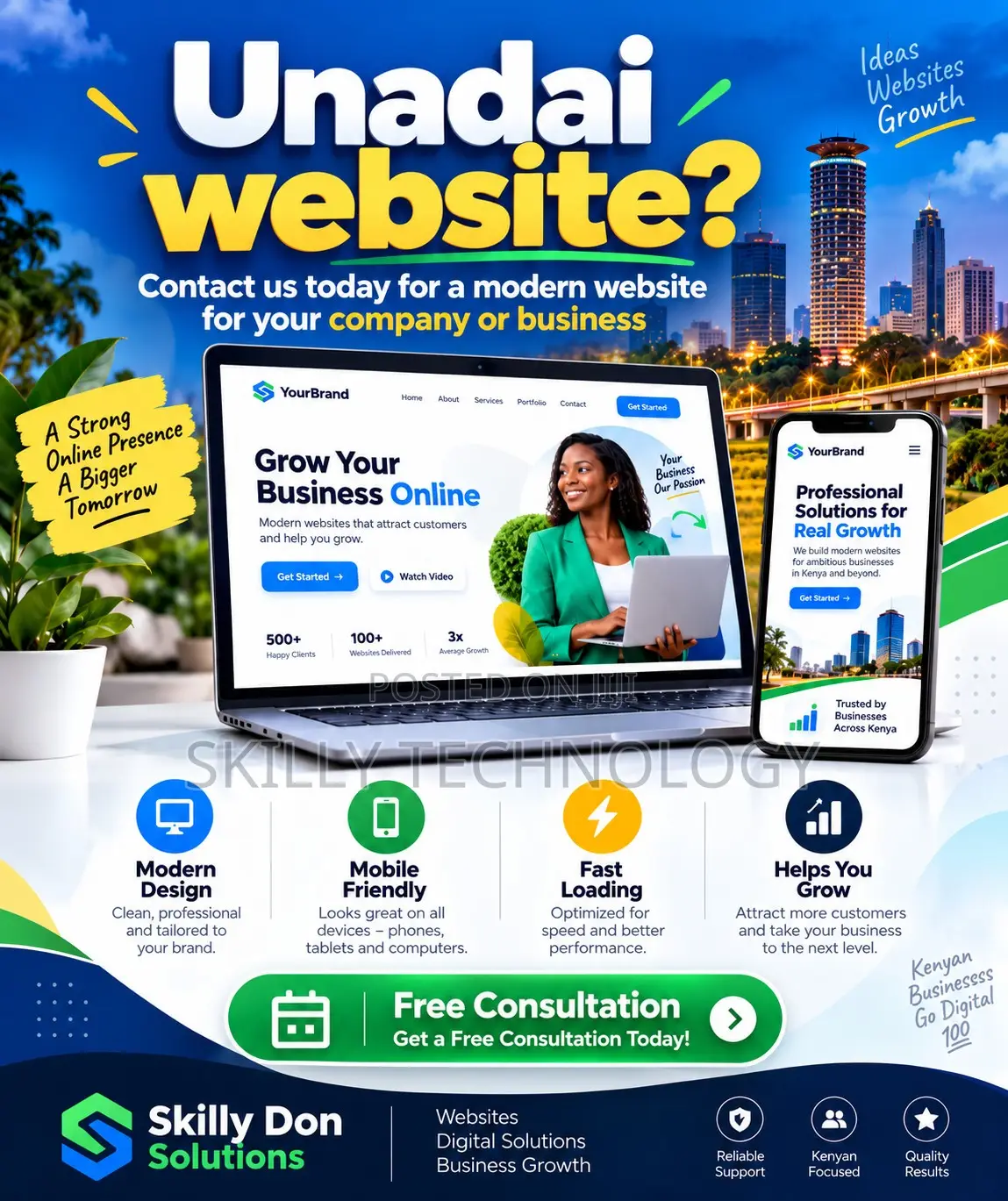 Unadai Website? Modern Website Design in Kenya