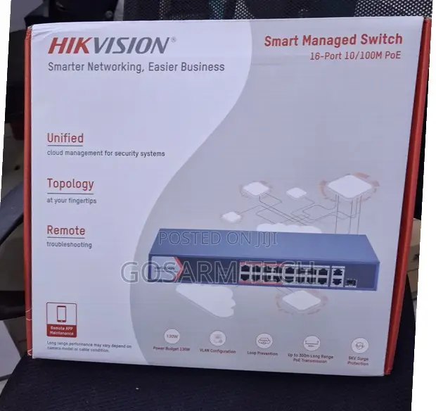 16 Port Poe Switch-Hikvision Poe Switch