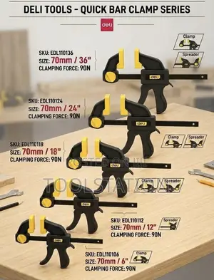 Quick Release Clamps All Sizes in Stock From 6/12/18/24 and 36 Inch