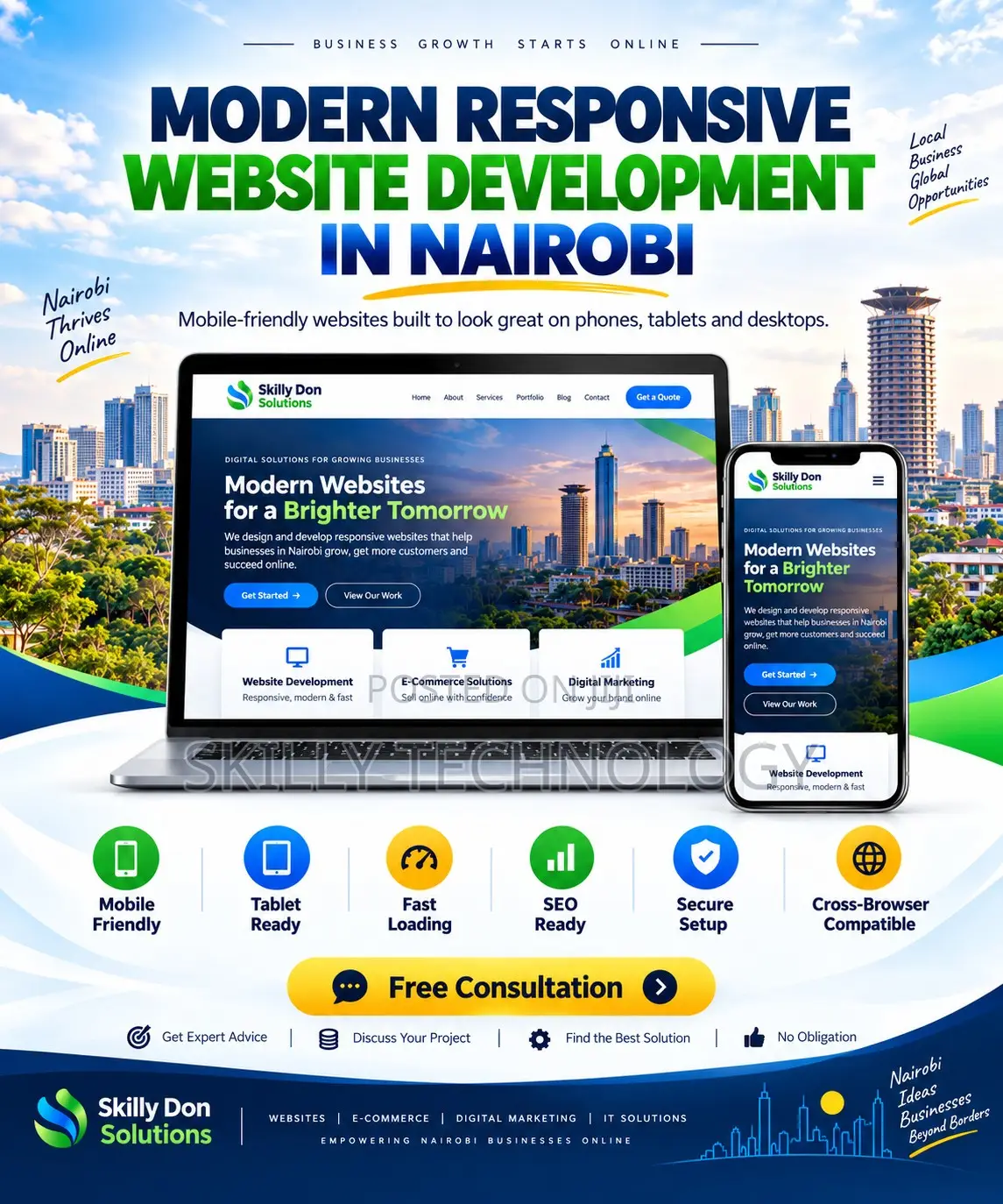 Modern Responsive Website Development in Nairobi