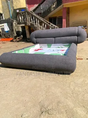 5 by 6 Dark Grey Bed (Semi- Bubble)