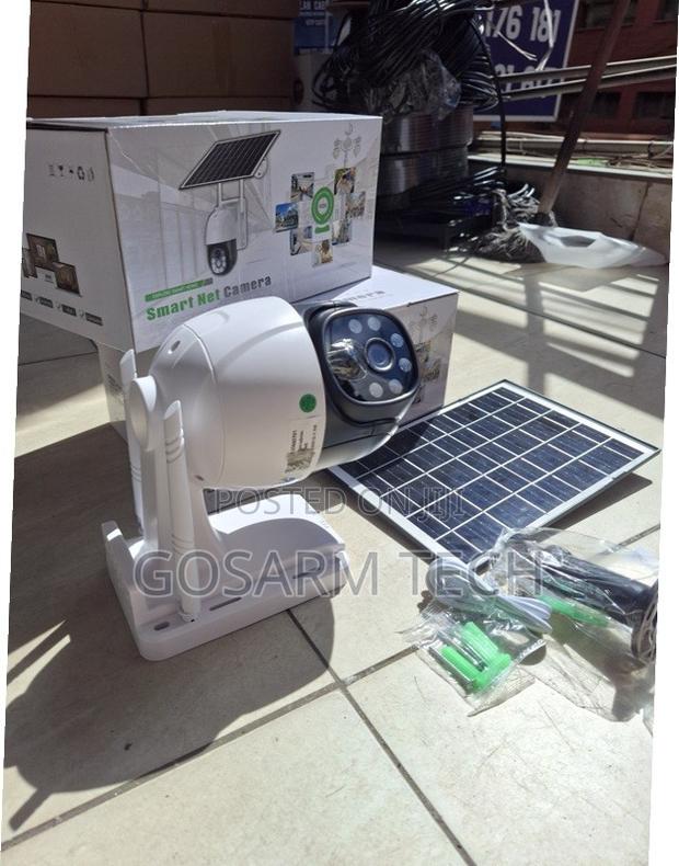 4G Single Lens Solar CCTV Security Camera – SIM Card Support Camera - main view