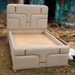 5 by 6 Cream Bed (Free Delivery)
