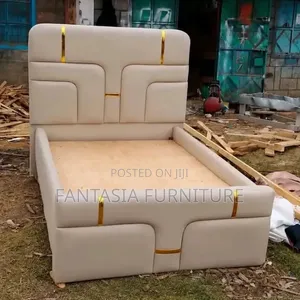 5 by 6 Cream Bed (Free Delivery)