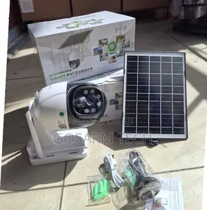 Best Quality V380 Single Lens Solar Camera– 24/7 Security Surveillance
