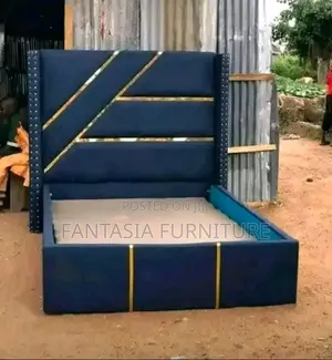 5 by 6 Navy Blue Bed