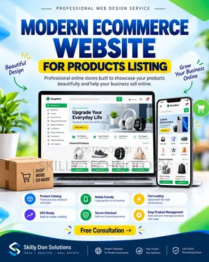 Modern E-Commerce Website for Product Listings