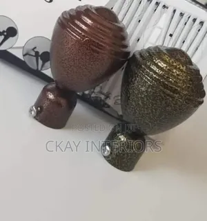 Antic Gold and Bronze Powder Coated Rod Flowers