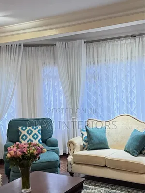Bright Large Window Curtains and Sheers