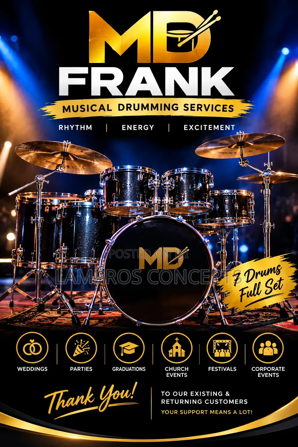 Professional Drummer/Band
