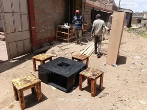 Huge Black Coffe Table With Storage Shelves.