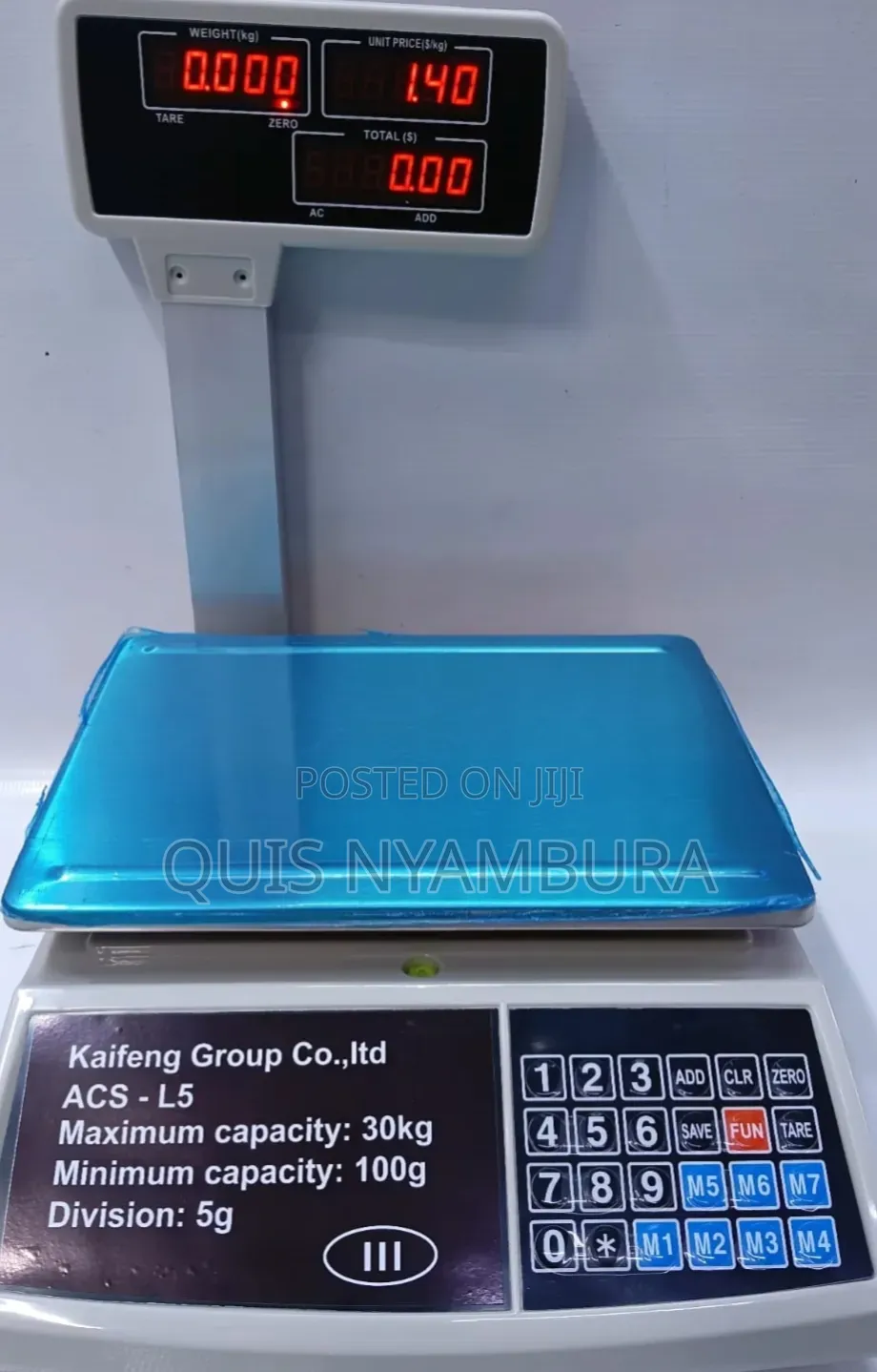 Digital Weighing Scale ACS-L5 30kg