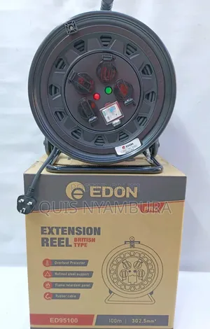 Edon Extension Cable 2.5 100meter/ Electric Cable Reel 100m