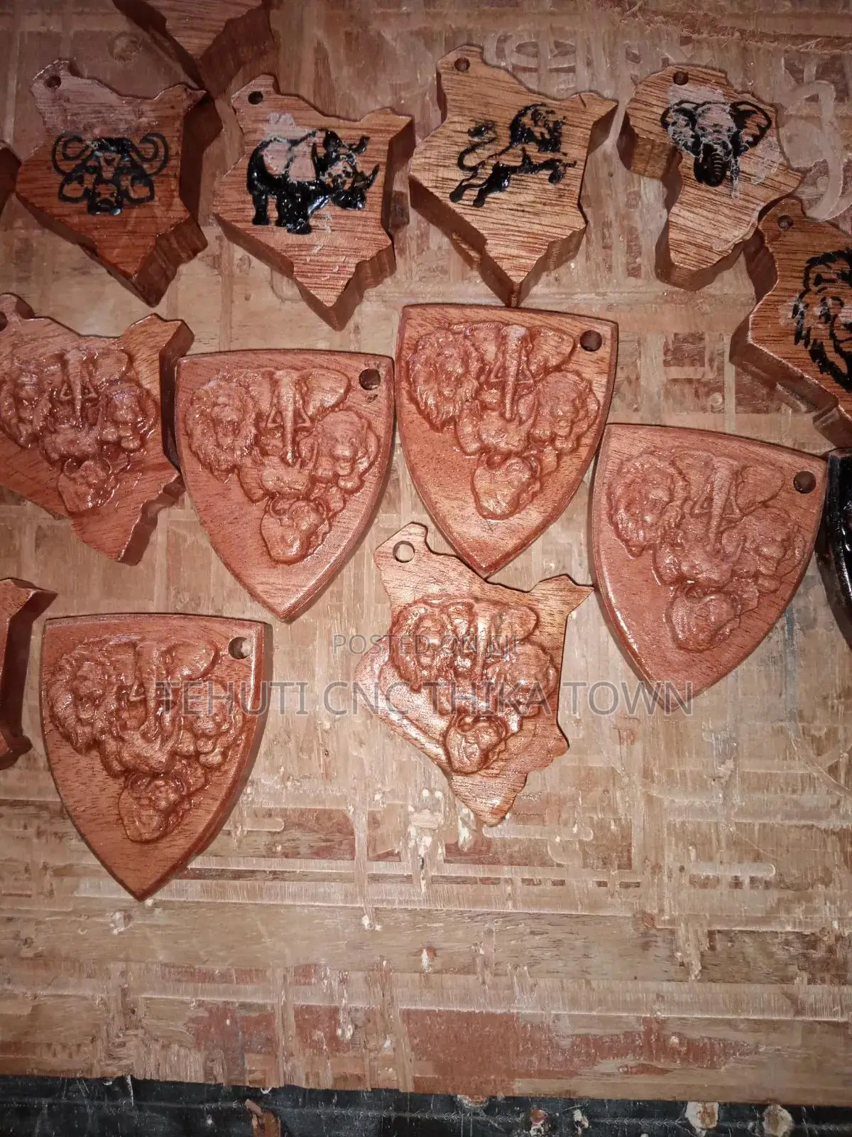 Keychains Custom Sculpture Wooden