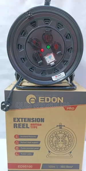 Edon Extension Cable 2.5 100meter/ Electric Cable Reel 100m
